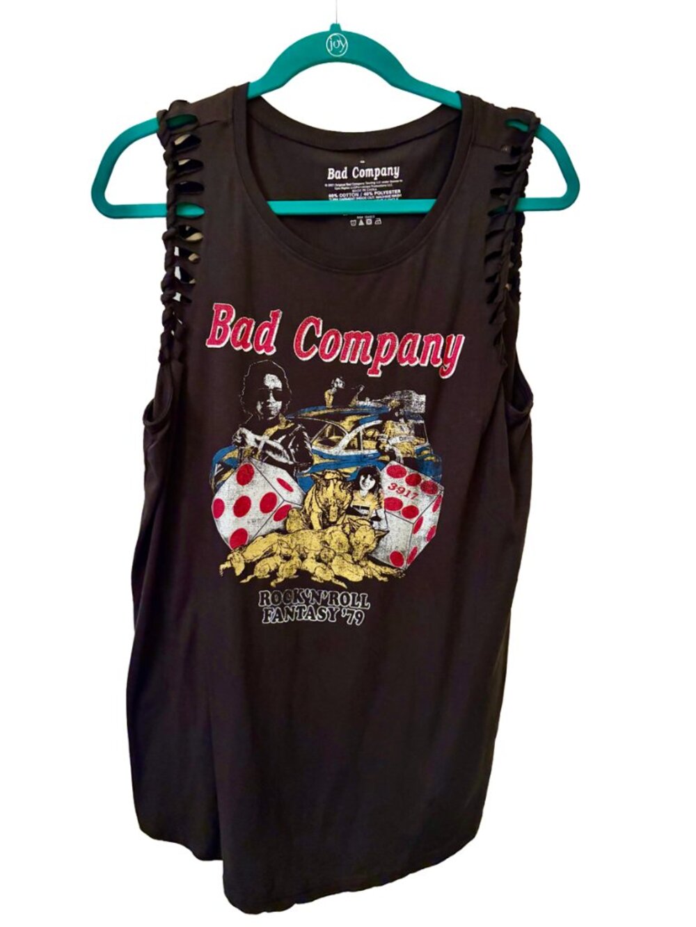 Bad Company 2021 Graphic Tank Top Band Tee Rock Music Vintage Style Size M